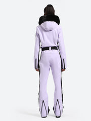 Over Ski Women's Classic Faux Fur One Piece Ski Suit