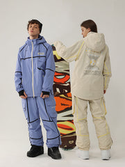 Trajes de nieve cargo a rayas Air Pose Mountain Breaker para hombre