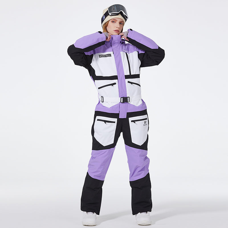 SpeedPanda Mountain Unisex Alpine GlacierPro Extreme Einteiler-Overall für Damen