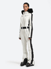 Over Ski Women's Faux Fur One Piece Ski Suit