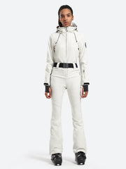 Over Ski Women's Classic One Piece Ski Suit With Hood