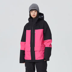 Chaqueta de snowboard de montaña con bloques de color Searipe SnowBound para mujer