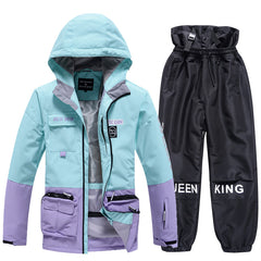 Conjuntos de chaqueta y pantalones de nieve Freestyle Winter Sport para mujer Arctic Queen