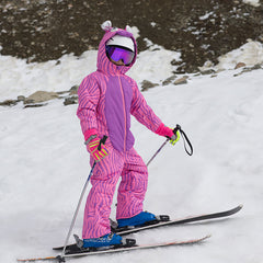 Trajes de nieve de una pieza unisex para niños, impermeables y aptos para animales en invierno 