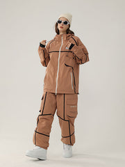 Trajes de nieve cargo a rayas Mountain Breaker de Air Pose para mujer