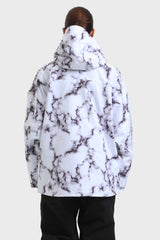 Chaqueta de nieve aislante impermeable multifuncional para mujer de Off White