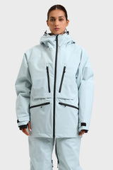 Chaqueta de nieve aislante impermeable multifuncional para mujer de Off White