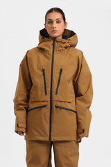 Chaqueta de nieve aislante impermeable multifuncional para mujer de Off White