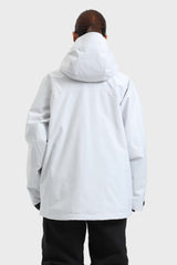 Chaqueta de nieve aislante impermeable multifuncional para mujer de Off White