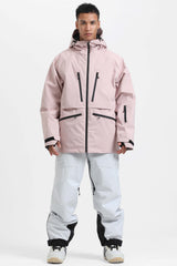 Chaqueta de nieve aislante impermeable multifuncional Rose para hombre