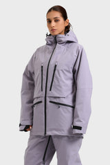 Women's Rose Multifunctional Waterproof Insulated Snow Jacket