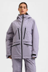 Women's Rose Multifunctional Waterproof Insulated Snow Jacket