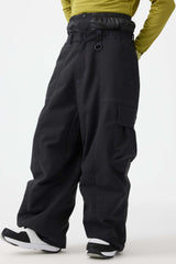 Men's Caramel Baggy Oxford Wear-resistant Snow Pants