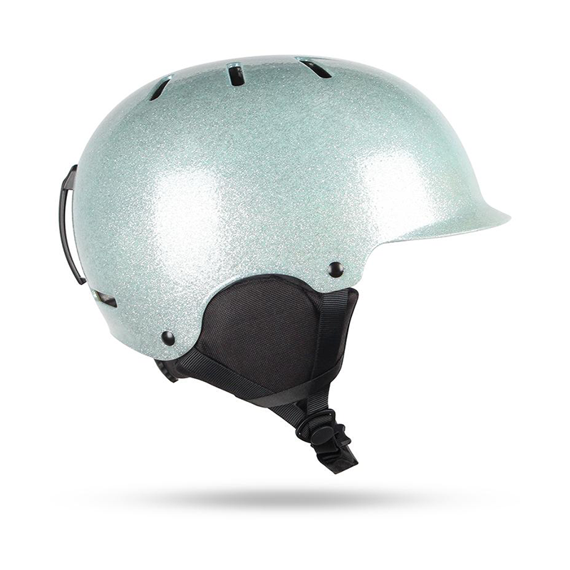 Casco de esquí y snowboard Gsou Snow para adultos, ligero, verde, con revestimiento de EPS integrado