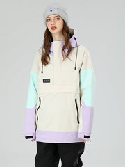 Chaqueta de esquí anorak con bloques de color Searipe Mountain Breaker para mujer