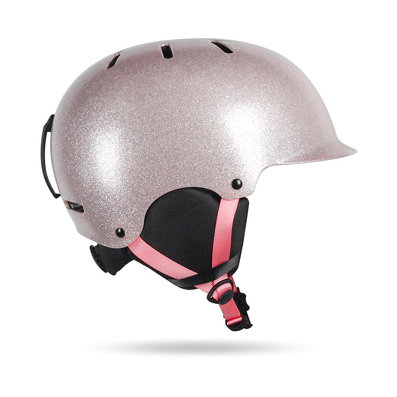 Casco de esquí y snowboard Gsou Snow para adultos, ligero, con revestimiento de EPS integrado, color rosa