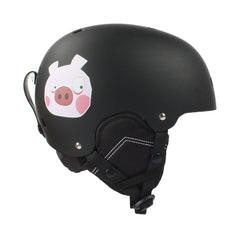 Casco de esquí para exteriores con diseño de dibujos animados para niños de Gsou Snow