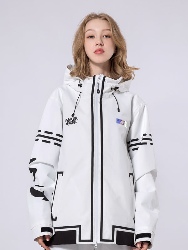 RAWRWAR Geometry Cargo Snowboardjacke für Damen