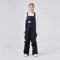 Men's RAWRWAR Winter Collective Large Pocket Stripe Snow Bibs Pants