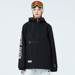 Mountain Challenger Anorak-Schneejacke mit halbem Reißverschluss für Damen