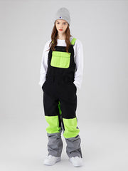 Women's Searipe Mountain Discover Colorblock Ski Pants Bibs