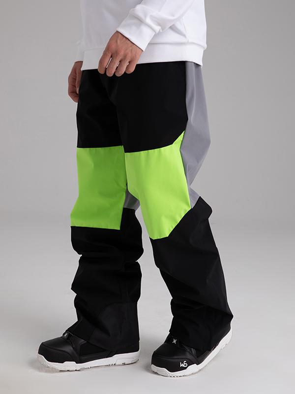 Searipe Winter Freerider Colorblock-Schneehose für Herren