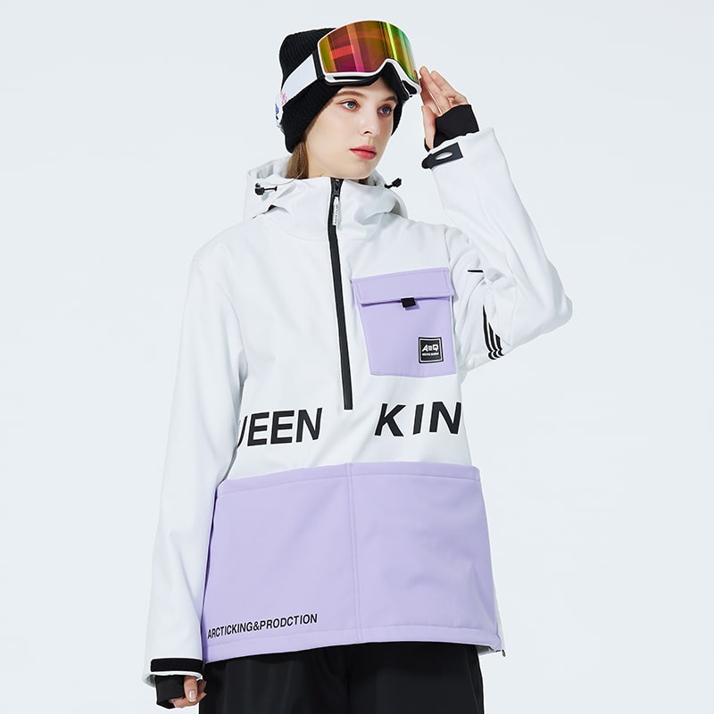 Chaqueta anorak con media cremallera SnowGuard de Mountain Peak para mujer