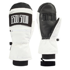 Guantes de cinco dedos interiores de polar multicolor unisex para adultos de Gsou Snow 