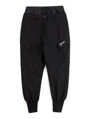 RAWRWAR Haremshose mit hoher Taille für Damen, wasserdicht, Mountain Jogger Schneehose