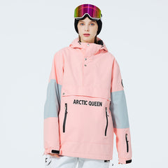 Mountain Challenger Anorak-Schneejacke mit halbem Reißverschluss für Damen