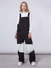 Women's Mutu Snow Winter Moment Block Snow Bibs Pants