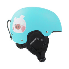 Casco de esquí para exteriores con diseño de dibujos animados para niños de Gsou Snow