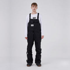 Men's RAWRWAR Winter Collective Large Pocket Stripe Snow Bibs Pants