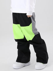 Searipe Winter Freerider Colorblock-Schneehose für Herren