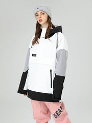 Chaqueta de esquí anorak con bloques de color Searipe Mountain Breaker para mujer