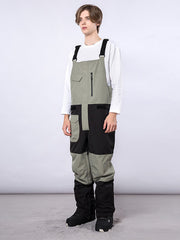 Women's Mutu Snow Winter Moment Block Snow Bibs Pants