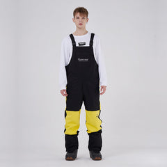 Damen RAWRWAR Mountain Discover Colorblock Snow Bibs Skihose