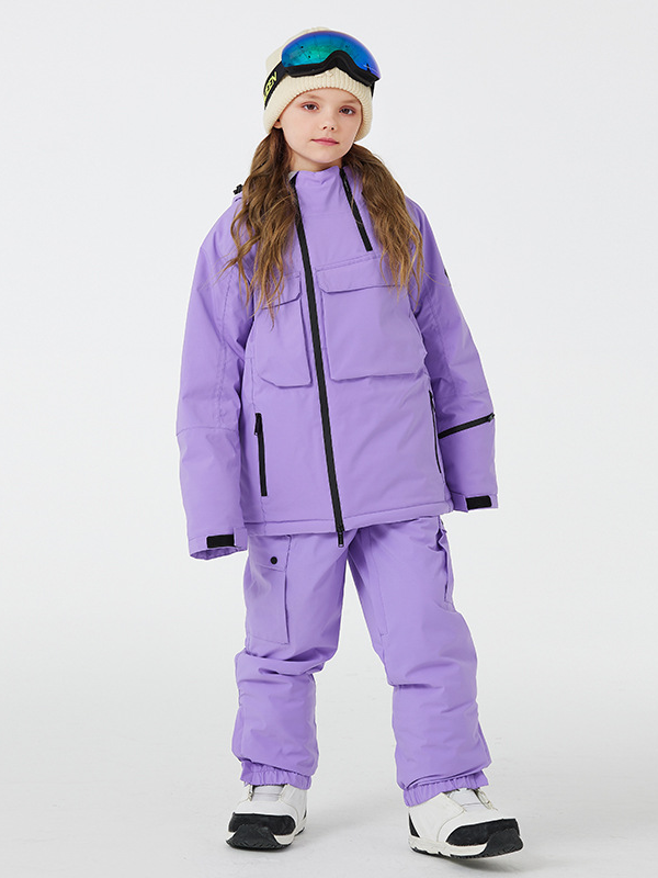 Winddichte Arctic Queen-Schneeanzüge für Kinder, Unisex 