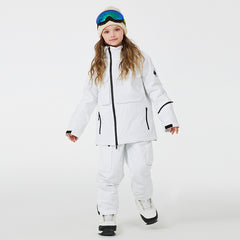 Winddichte Arctic Queen-Schneeanzüge für Kinder, Unisex 