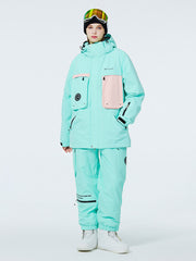 Conjuntos de chaqueta y pantalones de nieve de invierno acogedores Arctic Queen para mujer 