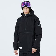 Chaqueta anorak con media cremallera SnowGuard de WinterPeak para hombre